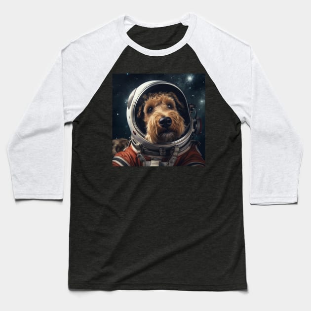 Astro Dog - Welsh Terrier Baseball T-Shirt by Merchgard